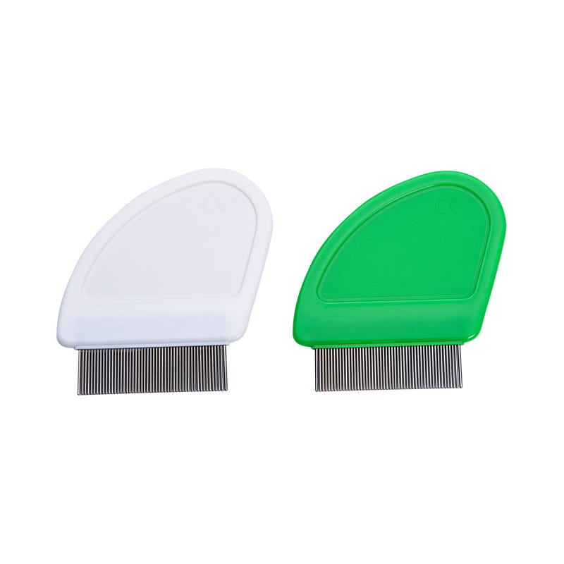 Comfortable handle fine-toothed lice comb