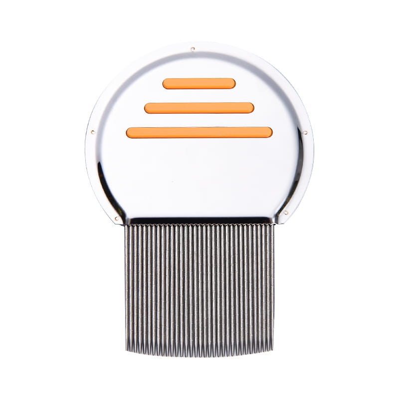 Tough strong stainless steel louse comb