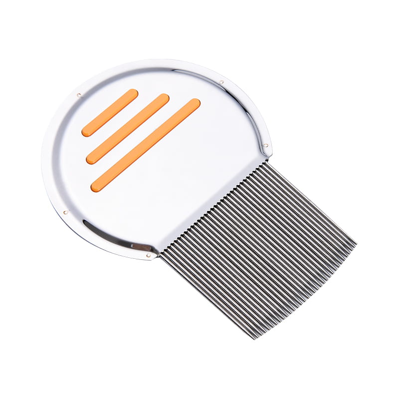 Tough strong stainless steel louse comb