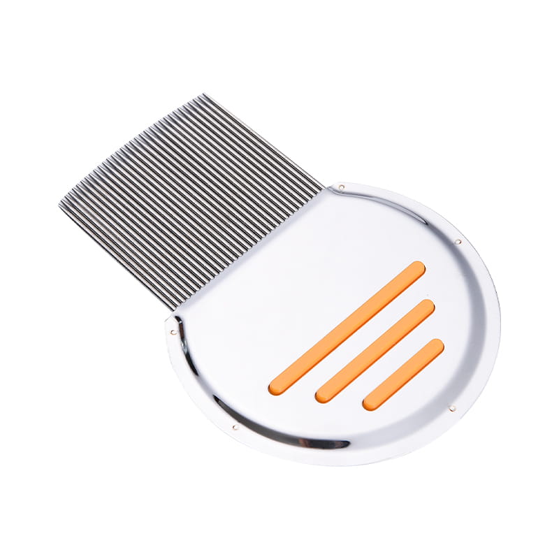 Tough strong stainless steel louse comb