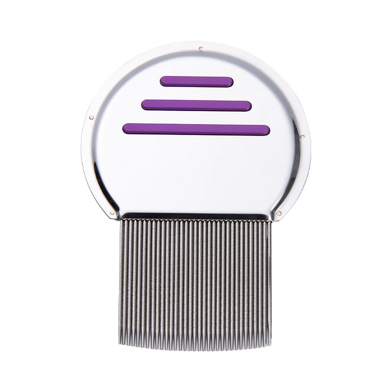 Tough strong stainless steel louse comb