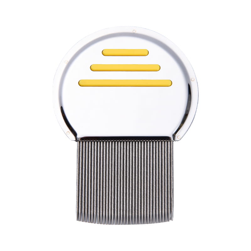 Tough strong stainless steel louse comb