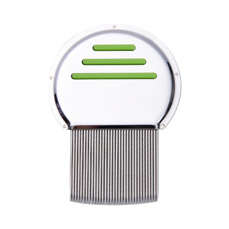 Tough strong stainless steel louse comb