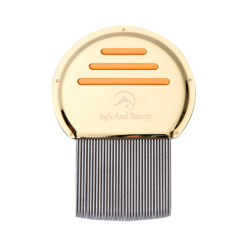 Tough strong stainless steel louse comb