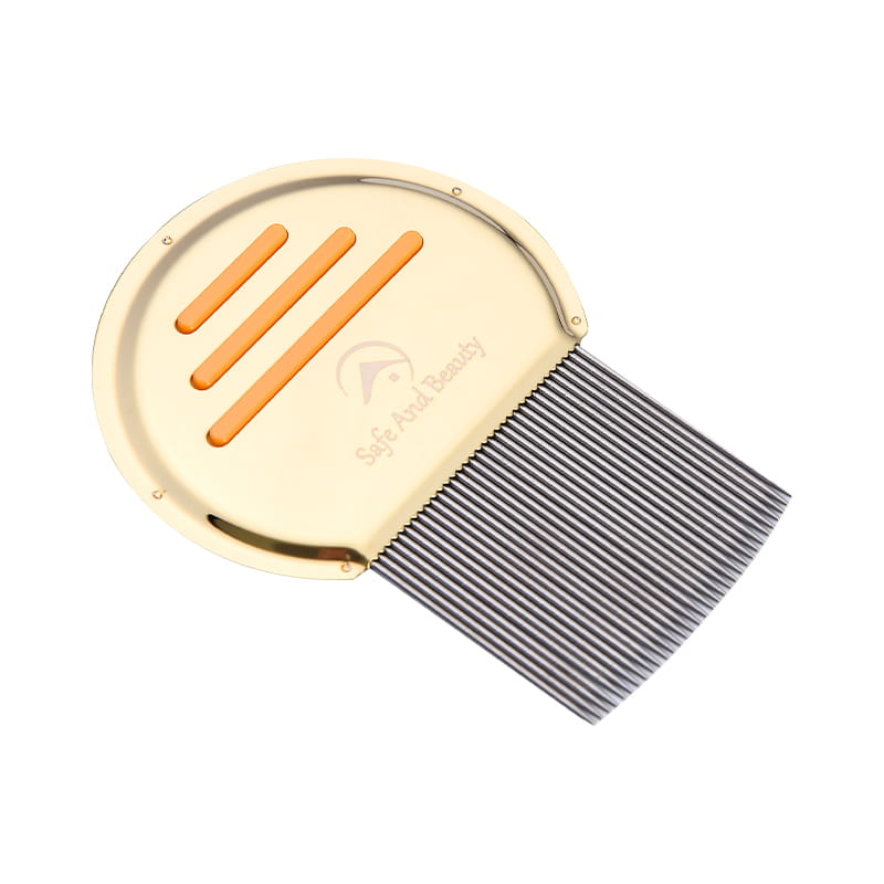 Tough strong stainless steel louse comb