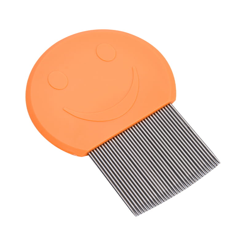 Smiley face comb with large handle