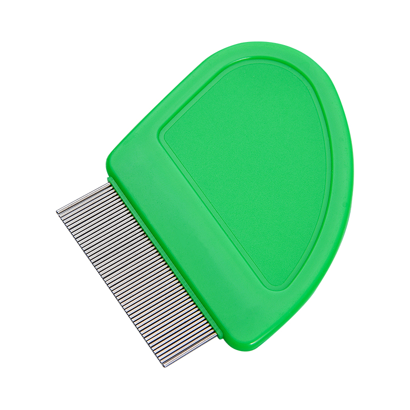 Comfortable handle fine-toothed lice comb