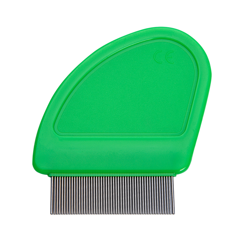 Comfortable handle fine-toothed lice comb